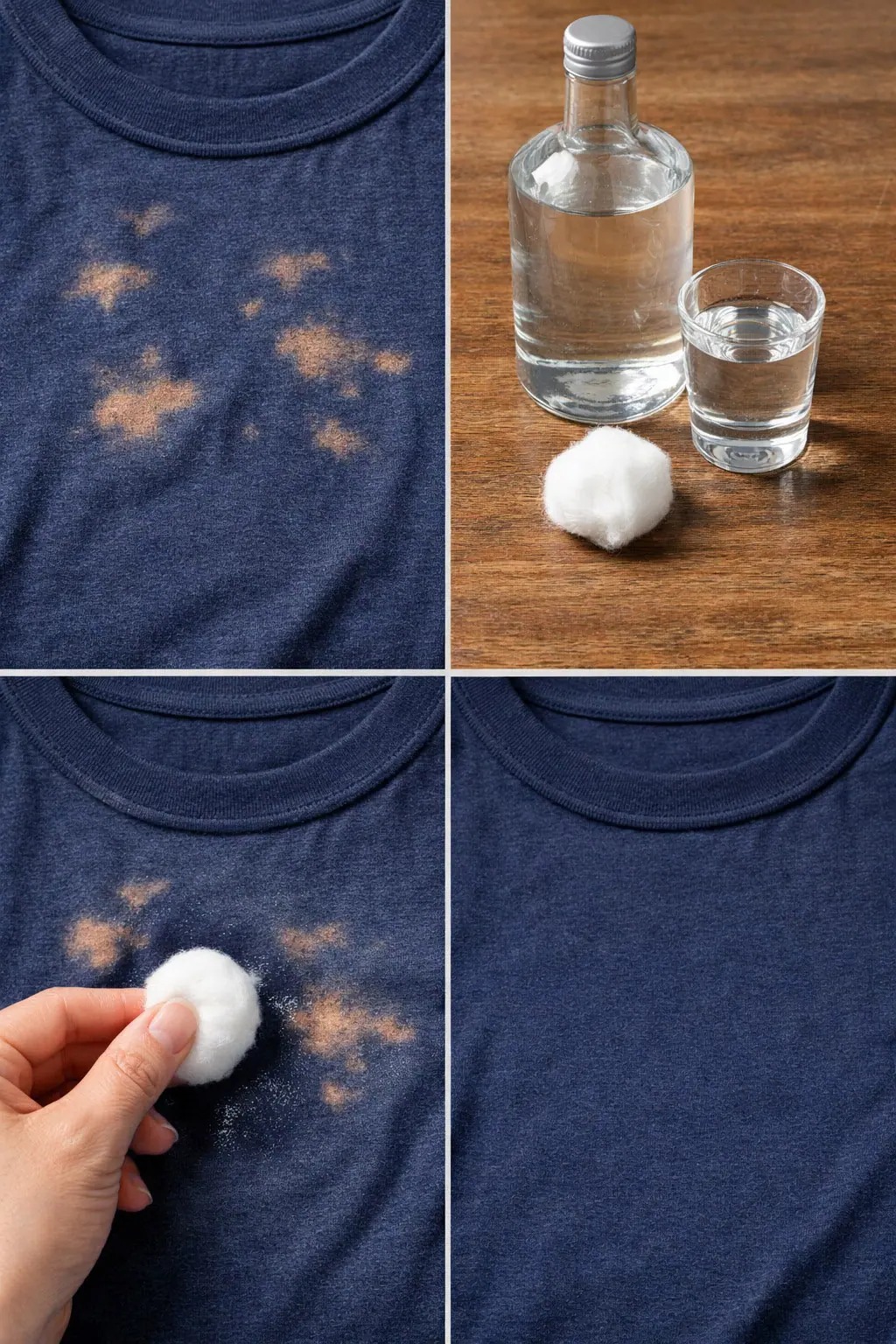 Bleach stains on your clothes? No need to throw them away: here’s the solution