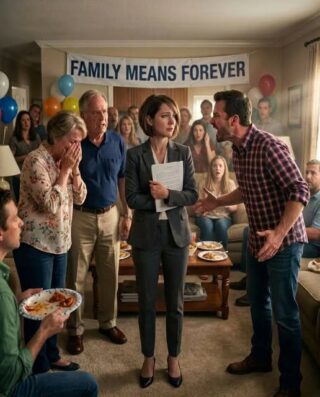 I Returned Early from a Medical Workshop and Found 92 Relatives Inside My House Beneath a “FAMILY MEANS FOREVER” Banner. I Didn’t Say a Word—But What I Did Next Made My Brother Call 105 Times Two Weeks Later……