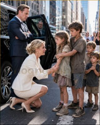 Millionaire was about to fire four children who were cleaning her truck: “Get Those Kids Away From My Car”—But she Saw the Mark on the Girl’s Wrist and the terrifying secret she discovered paralyzed all of city…