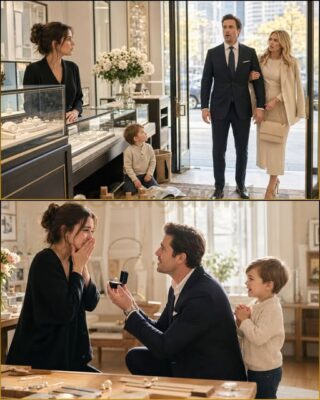 Millionaire CEO Came to Buy an Engagement Ring for Another Woman—Until the Jeweler Said, “That Design Belongs to the Baby You Abandoned”…. Then Saw His Ex Behind the Counter Holding a Child