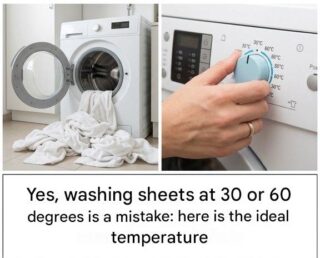 Yes, washing sheets at 30 and 60 degrees is a mistake: here is the correct temperature