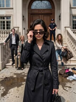 “You have exactly one hour to get off my property,” I said calmly while lowering my sunglasses and watching my ex-husband turn completely pale.