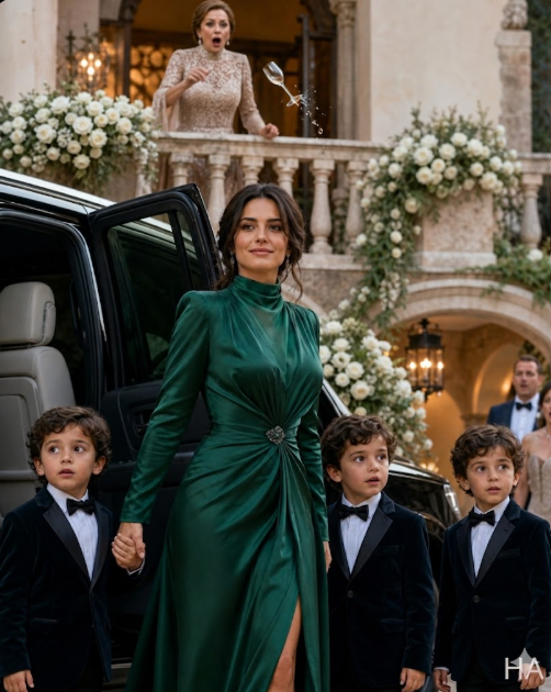 You Took Your 4-Year-Old Triplets to Your Millionaire Ex-Husband’s Wedding — His Family’s Reaction Turned the Whole Ceremony Into a Scandal