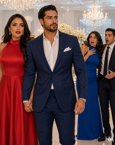 She Walked Into the Gala in a Red Dress Holding Another Man’s Hand… and Her Husband and His Mistress Panicked When the Truth Destroyed Years of Silent Lies