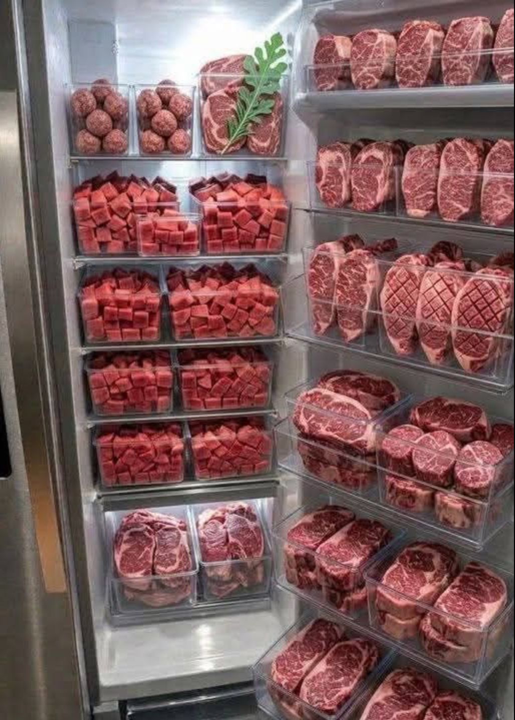 What is your first thought when you open this fridge?