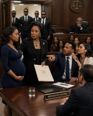 My husband pointed at my eight-month pregnant belly and told the judge, “She has no income and no family support. I demand full custody.” His mistress leaned on his shoulder, already playing the stepmother. The courtroom fell dead silent when four armed private security guards marched in, opening the doors wide. My mother, wearing our family’s ancestral emeralds, glided to my side. She handed a gold-stamped document to his lawyer. “My daughter is the sole heir to a two-billion-dollar European trust,” she announced to the stunned room. “And you will never see my grandchild.” – True Stories