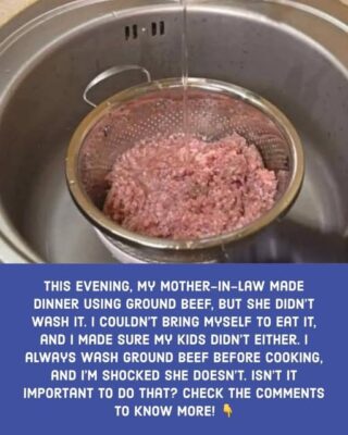 Should You Rinse Ground Beef?