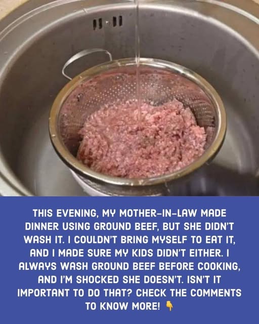 Should You Rinse Ground Beef?