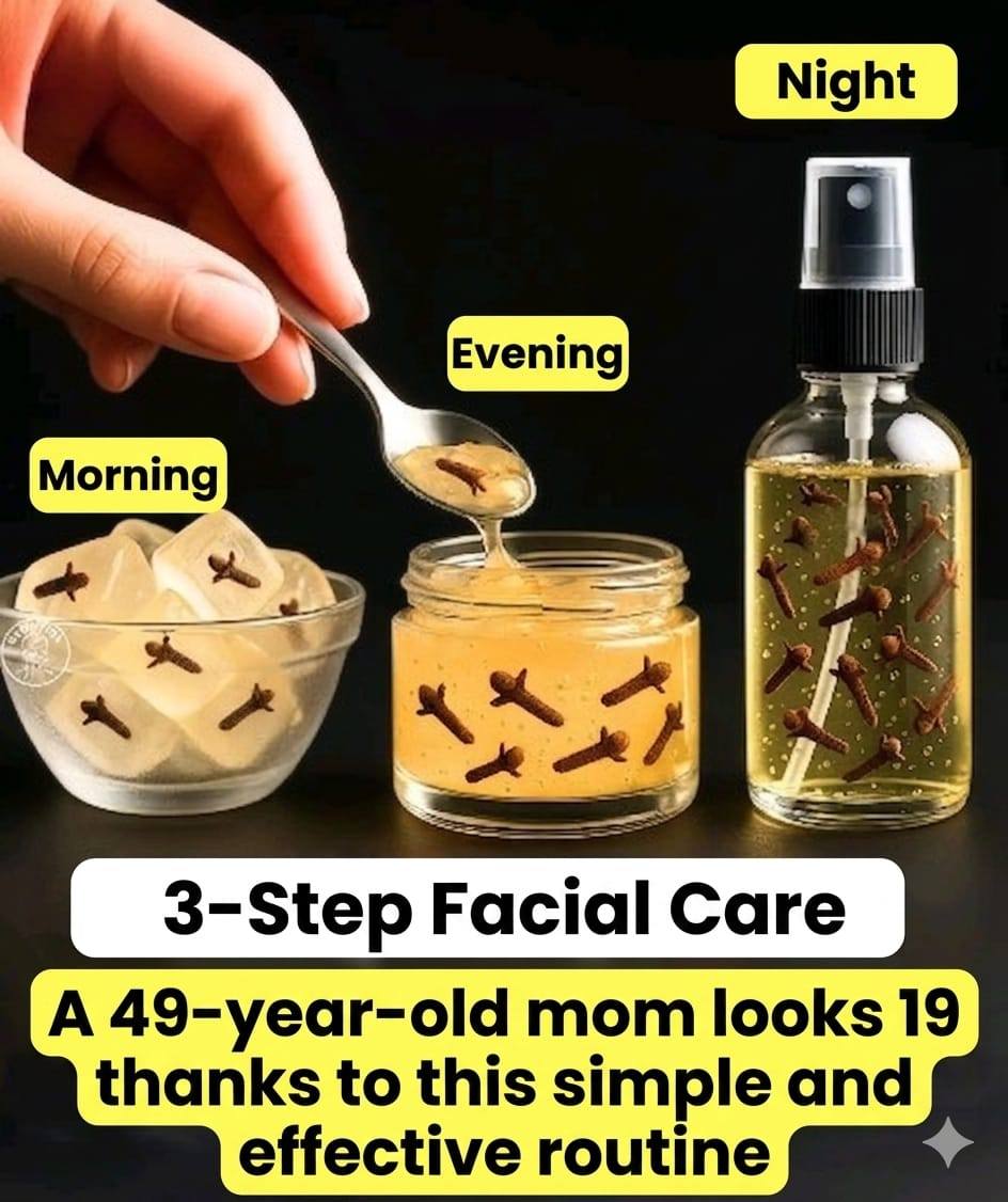 3-step skincare routine with cloves: goodbye wrinkles and dark spots