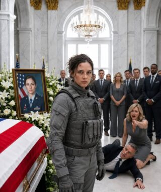 My husband locked me in a frozen cabin to steal my military life insurance, then held a $100,000 funeral over an empty casket. He forgot i was trained to survive—until i walked into my own memorial holding the padlock.