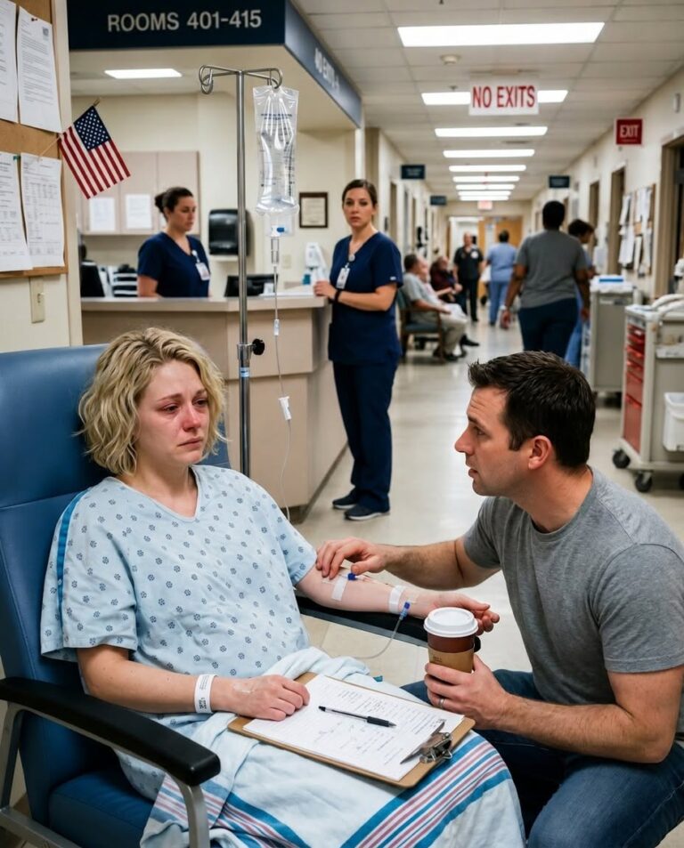 He Found His Ex-Wife Alone At The Hospital And Froze