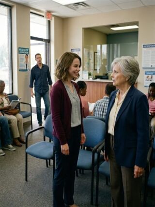 One year after my divorce, my ex-mother-in-law spotted me at the clinic with a smug grin. She told me her son made the right choice leaving me and was now raising a daughter with my former friend. I stayed calm, smiled, and said