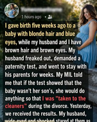 He Demanded a Paternity Test at the Hospital. What I Discovered Later Left Me No Choice but to Walk Away