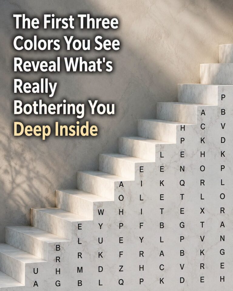 The First Three Colors You See Reveals What’s Really Bothering You Deep Inside
