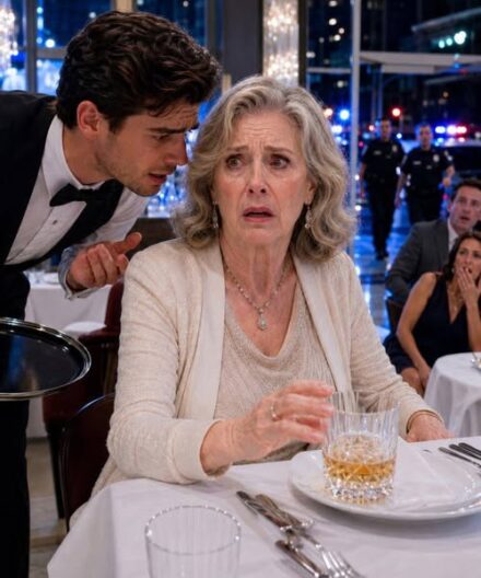 I was having dinner at an upscale restaurant with my daughter and her husband. After they left, the waiter stepped closer, his voice barely above a breath as he whispered, “Ma’am… please don’t drink what they ordered for you.”
